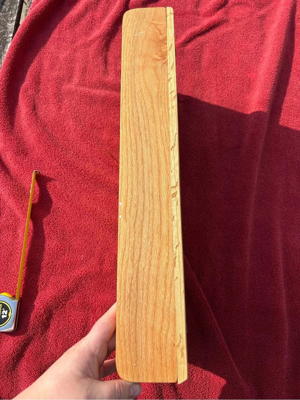 Vintage Oak Desktop or Vanity Tray - Natural Oak
